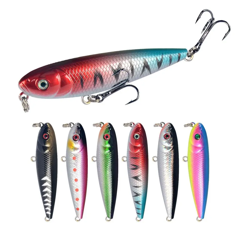 

8cm/9.5g Wobblers Rotating Fishing Tools Popper Frog Fishing Accessories Hooks Fishing Lures Baits Fake bait