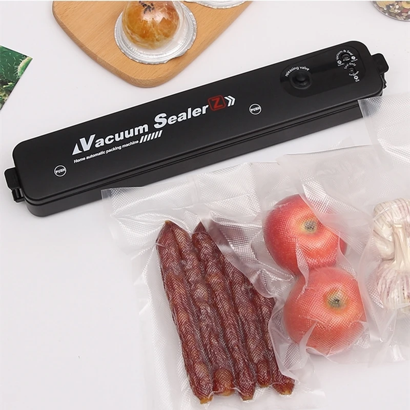 

Household Vacuum Food Sealer 220V/110V Automatic Commercial Household Food Vacuum Sealer Packaging Machine Include 10Pcs Bags
