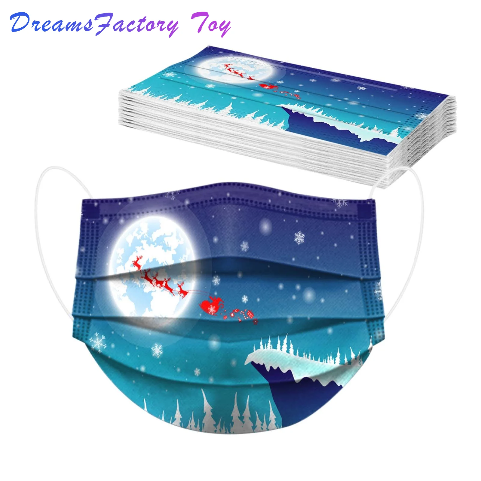 

10 шт., дышащие 3-слойные одноразовые шарфы для косплея