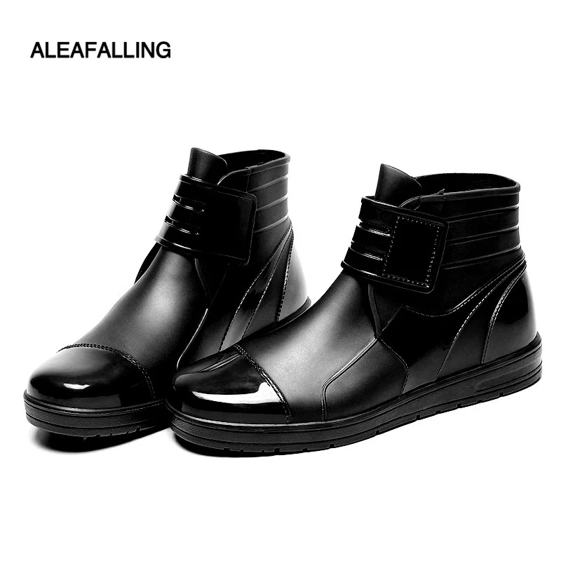 

Сапоги Aleafalling мужские высокие, водонепроницаемая обувь, мягкая подошва, для сада и кухни, умные ботинки для мужчин и женщин, обувь для автомо...