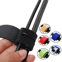 fishing rod tie holders straps belts suspenders fastener hook loop cable cord tackle elastic wrap band fishing tool accessories