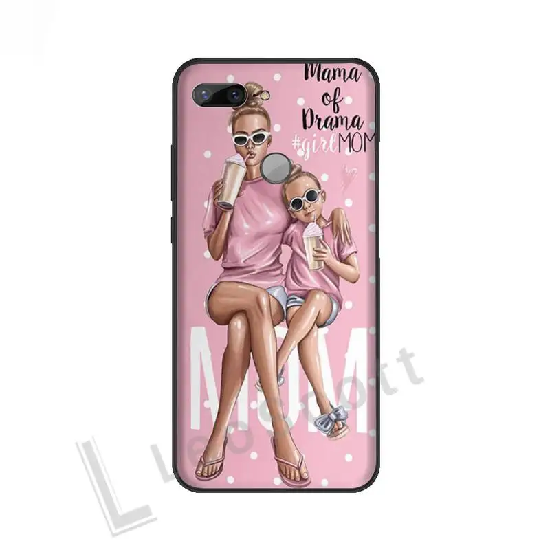 

Woman Fashion girl Super Mom baby Phone Case For Huawei NOVA 2 2i 2s 3i 4 4e 5 plus P10 lite 20 P20 pro honor10