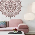 Трафарет для украшения стен, 70-110 см, большой, большой, гигантский, индийский, арабский, этнический, Круглый, S078