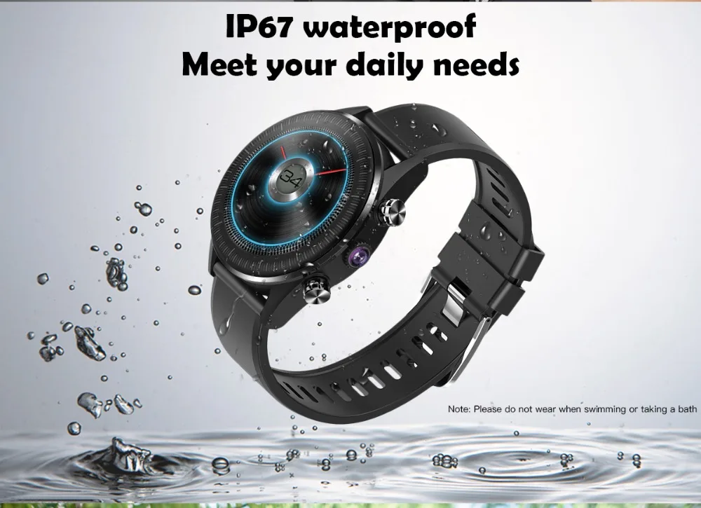 696 KC05 Новые 4G Смарт-часы для мужчин Android 7.1.1 5MP HD камера gps Smartwatch 610Mah заменить мужчин t ремешок водонепроницаемые часы 1GB+ 16GB
