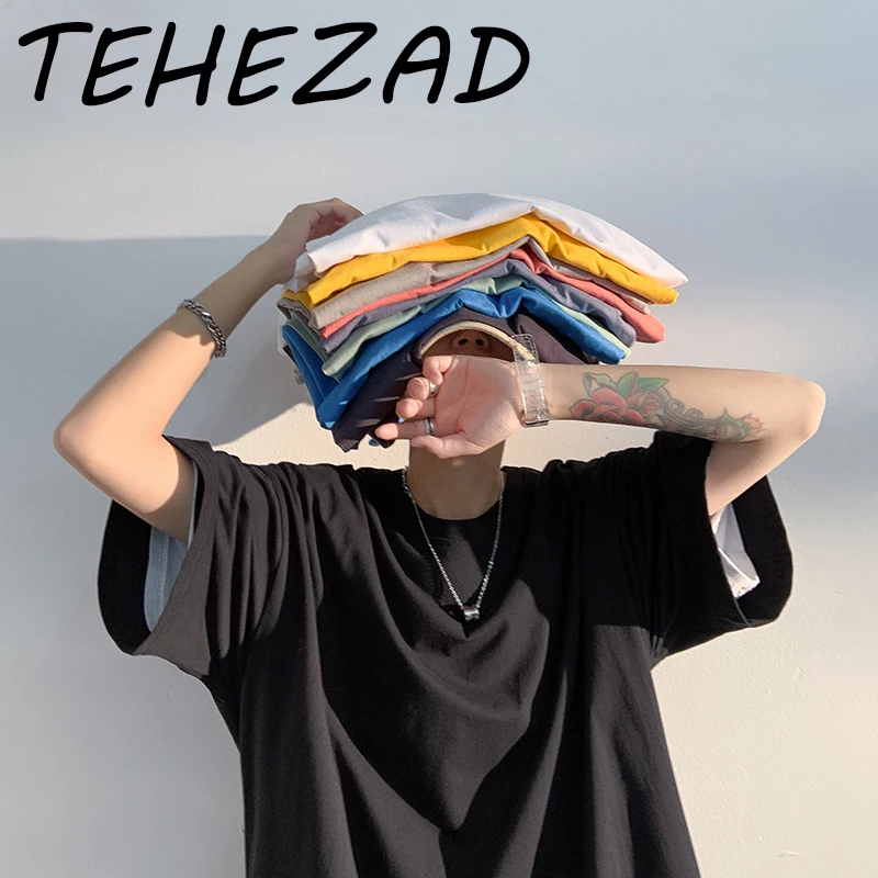 

Мужские футболки с рисунками из мультфильмов на весну и лето 2021 Новый стиль с длинными рукавами однотонные Цвет 100% из хлопка; Одежда с оваль...