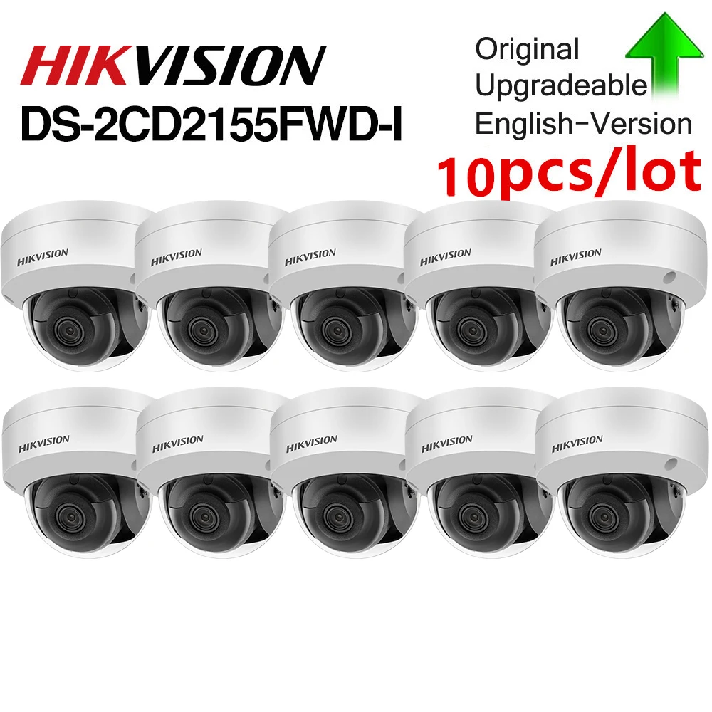 

Hikvision DS-2CD2155FWD-I 5MP Original Dome ip camera Network CCTV Camera POE IR IP67 IK10 SD card slot camera de seguranca