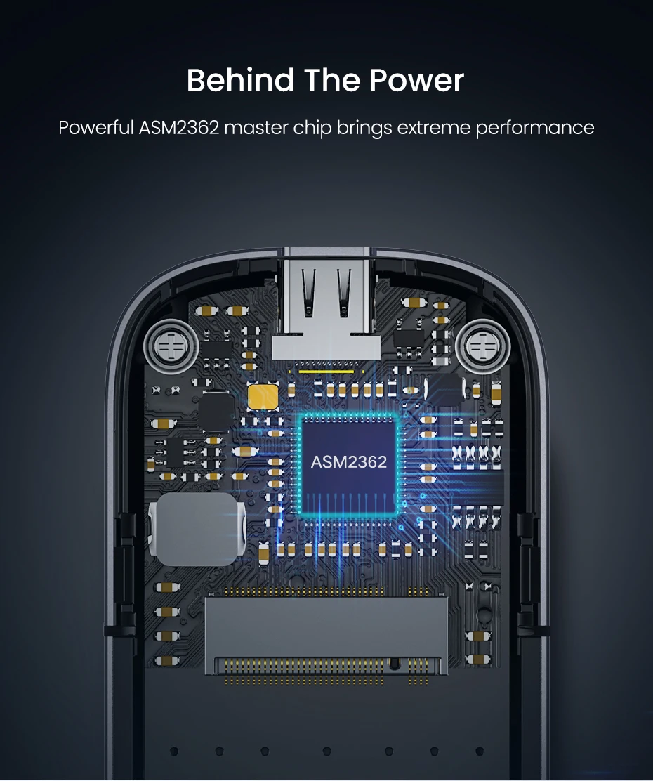 Ugreen M2 SSD чехол NVME корпус M.2 для usb type C 3,1 SSD адаптер для NVME PCIE NGFF SATA M/B Ключ SSD диск коробка M.2 SSD чехол