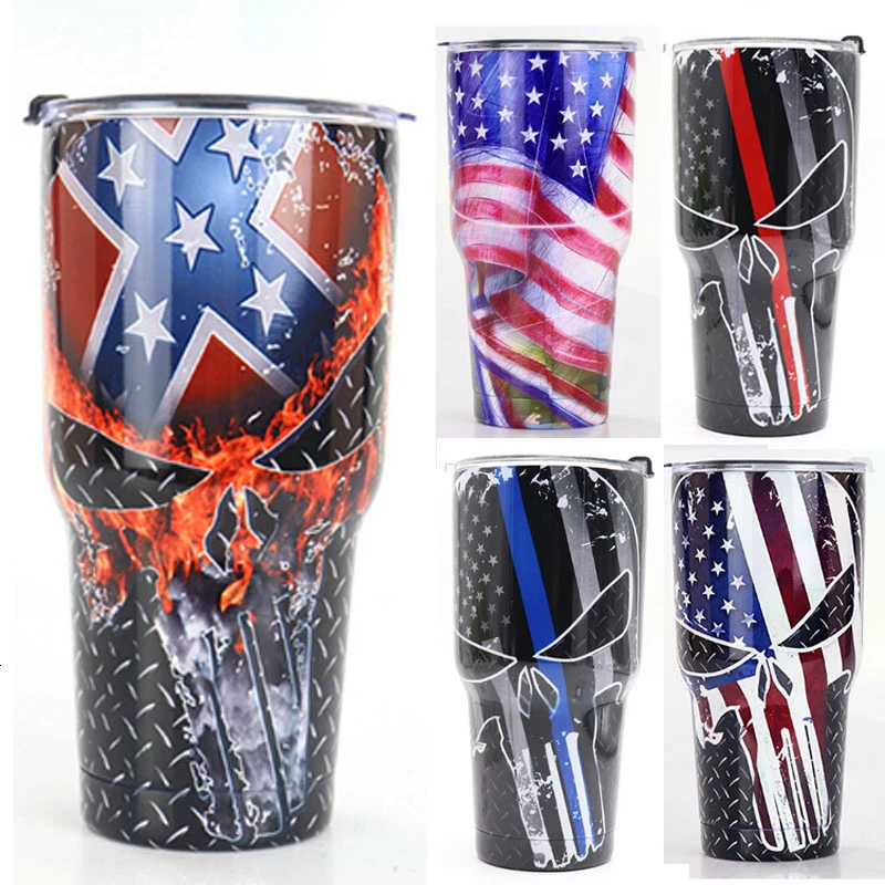 Кофейные кружки Swig с черепом дорожная кружка 30 унций вакуумная фляжка бутылка из