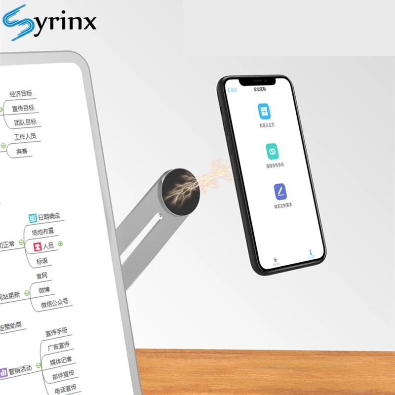 2021 двойной монитор дисплей зажим Регулируемая подставка для телефона компьютер