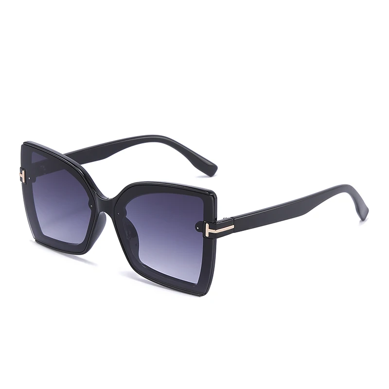 

2021 New T Square Sunglasses For Women Anti-Ultraviolet UV400 PC Sunglasses Women Fashion Trend Driving Street Shooting B2806