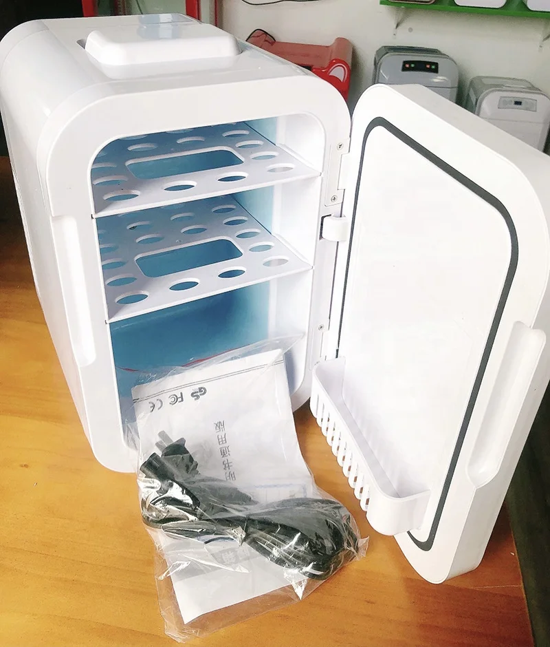 구매 2021 화장품 뷰티 바 호텔 홈 냉장고 미니 거울 스킨 케어 냉장고 8 리터 메이크업