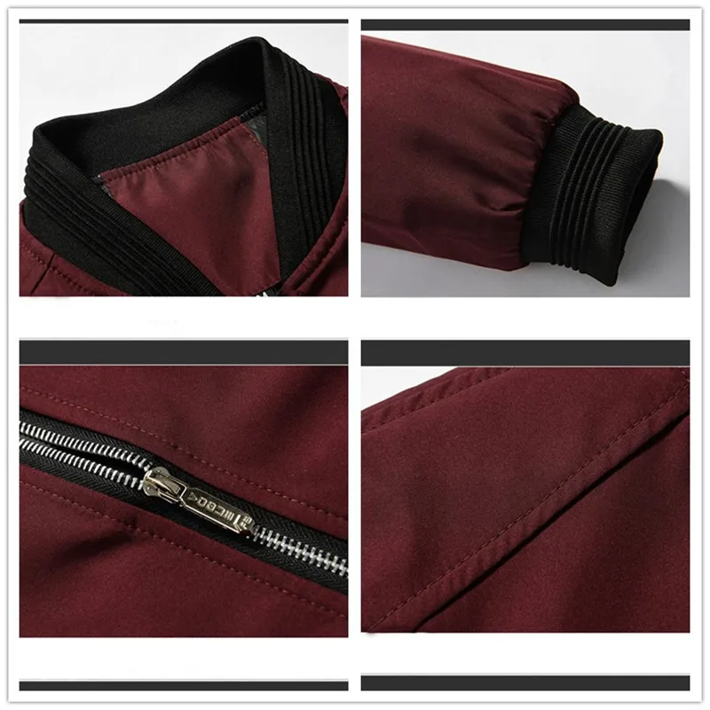 JDDTON новинка Весенняя мужская куртка бомбер на молнии повседневная Уличная