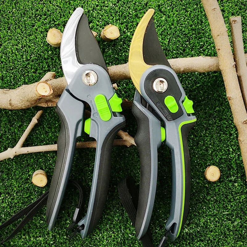 Gardening Pruning Shears Stainless Steel Scissors Grafting Fruit Branches Flower Trimming Tools Home Set