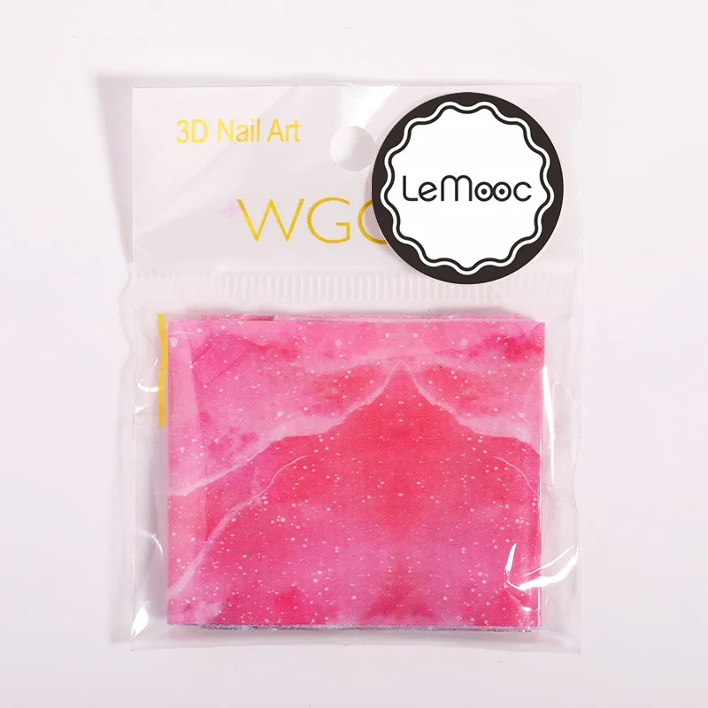 1 шт. красочные наклейки из фольги для ногтей градиентные серии переводные