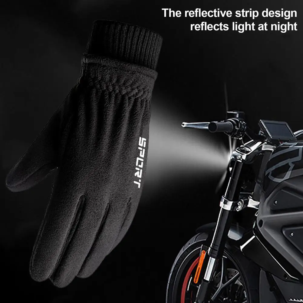 

Riding Gloves Windproof Cycling Mitten for Men Women