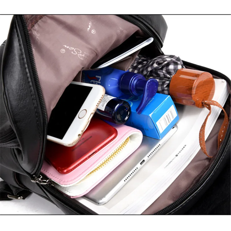 Модный рюкзак для женщин из мягкой кожи дорожные рюкзаки дизайнерская роскошная