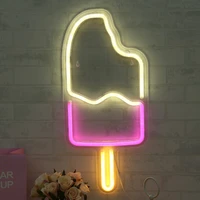 led usb neon sign lamp colorful hanger dolphin alpaca star guitar hustle led backplane neon light for home decoration night lamp