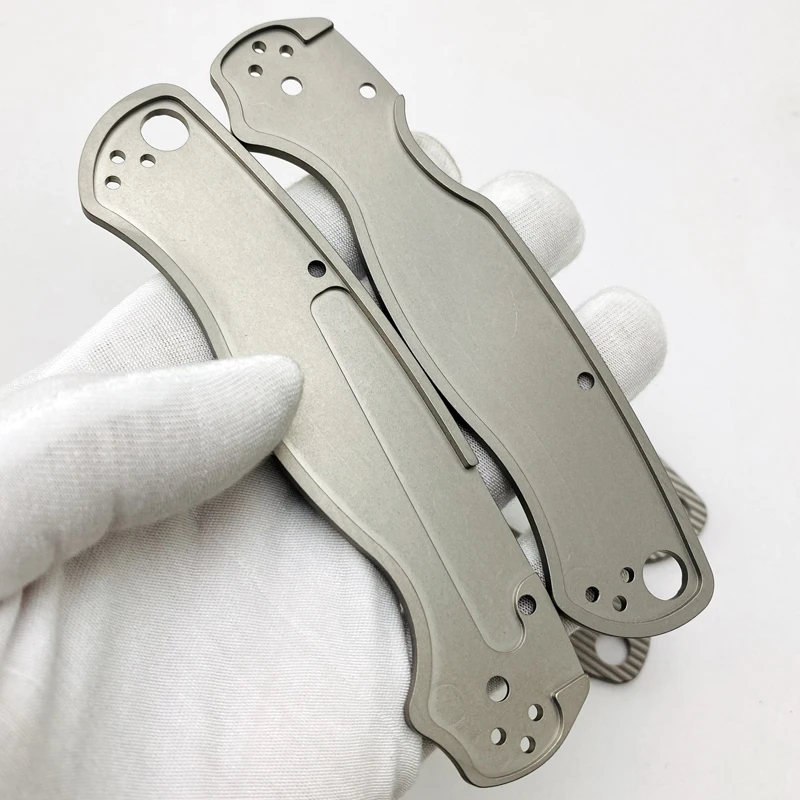 1 Pair Titanium Alloy Blade Handle Patch for C81 Knife Para 2 DIY Accessories | Инструменты