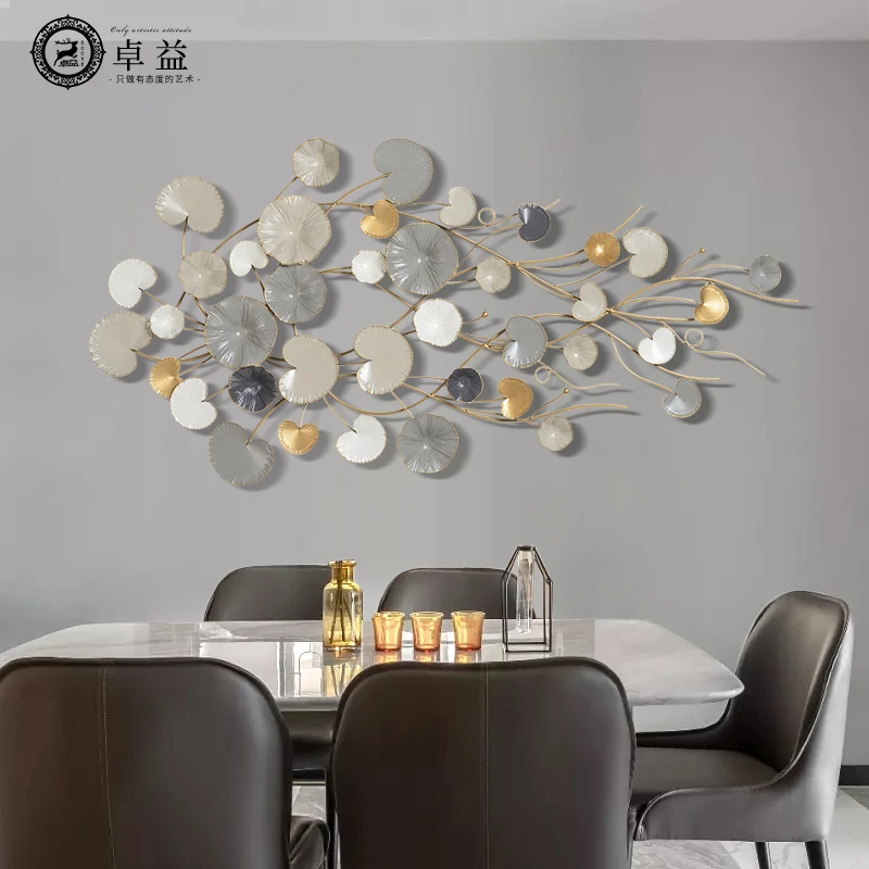 

sitting room wall decor Christinae Vestibule Iron Art Decorative Hanging Modern Euro Style Living Room Background Metal Wall