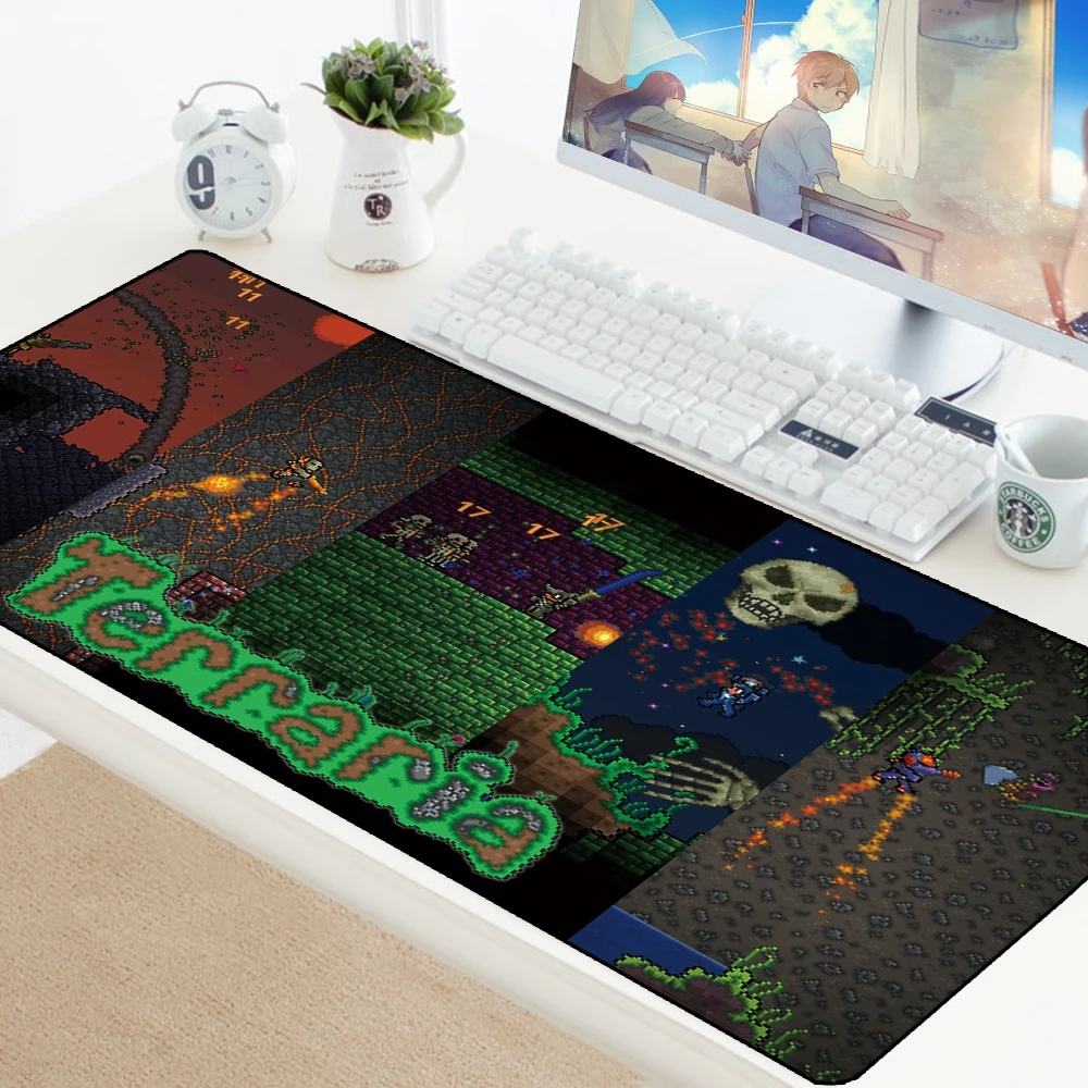 Коврик для мыши Terraria большой игровой коврик XL скоростной компьютерный