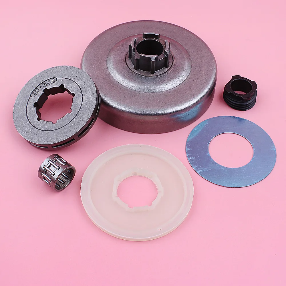 Сцепление барабан 3/8 10 зубцов звезда обода для пилы Husqvarna 66 266 268 272 защитный щит от пыли, шайба, зубчатая передача цепной пилы заменить деталь