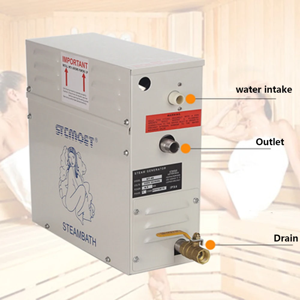 Парогенератор для душа 6 кВт 220 В 380 домашняя Паровая машина сауна ванна спа