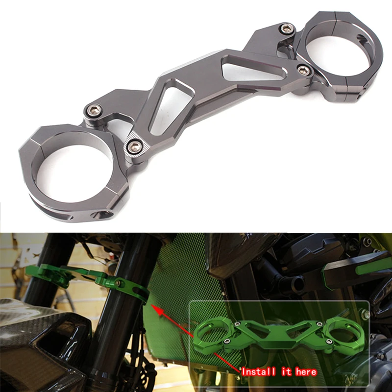 

Противоударный кронштейн для передней вилки мотоцикла, алюминиевый Балансирующий амортизатор с ЧПУ для Kawasaki Z900