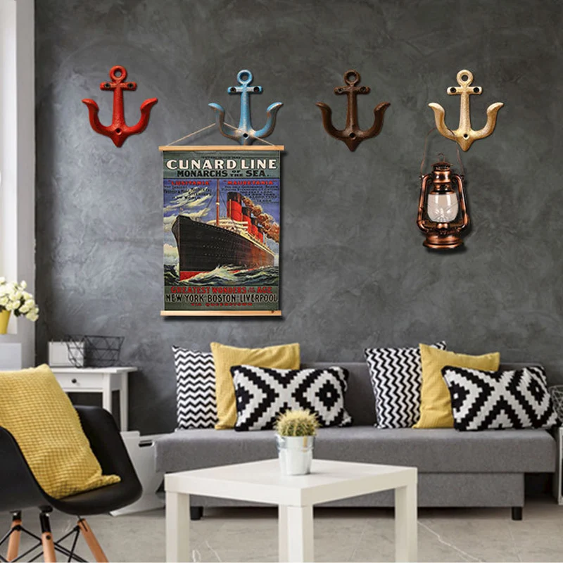 Настенные украшения аксессуары для дома гостиной металлическая вешалка крючок