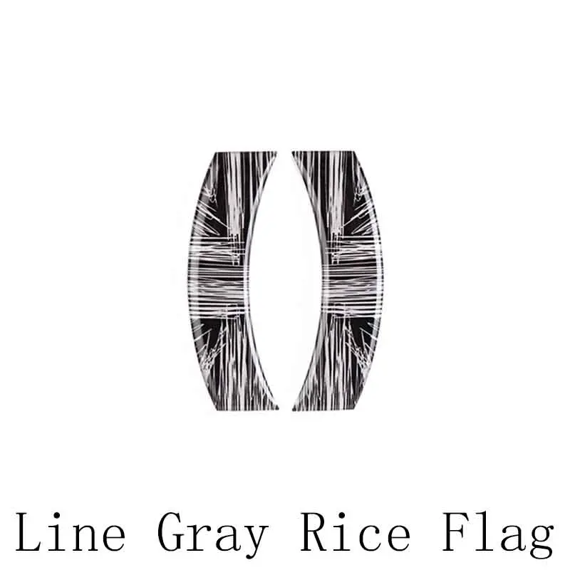 Line Gray rice flag 1 пара автомобильные подушки с принтом флага Великобритании "Юнион Джек ПВХ Виниловая пленка для оклеивания автомобилей, Управление Панель наклейки Стикеры для MINI COOPER S JCW F55 F54 F60 F56 Countryman автомобильные аксессуары - Название цвета: Line Gray rice flag