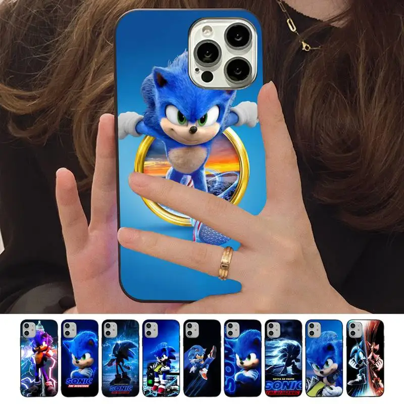 

Sonic Cute Accessories Phone Case For iPhone 13 11 8 7 6 6S Plus X XS MAX 5 5S SE 2020 XR 11 pro Funda