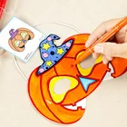 8 шт. маска для рисования DIY игрушки для детей Мультяшные животные цвет детский сад граффити искусство ремесла игрушка креативный рисунок дети