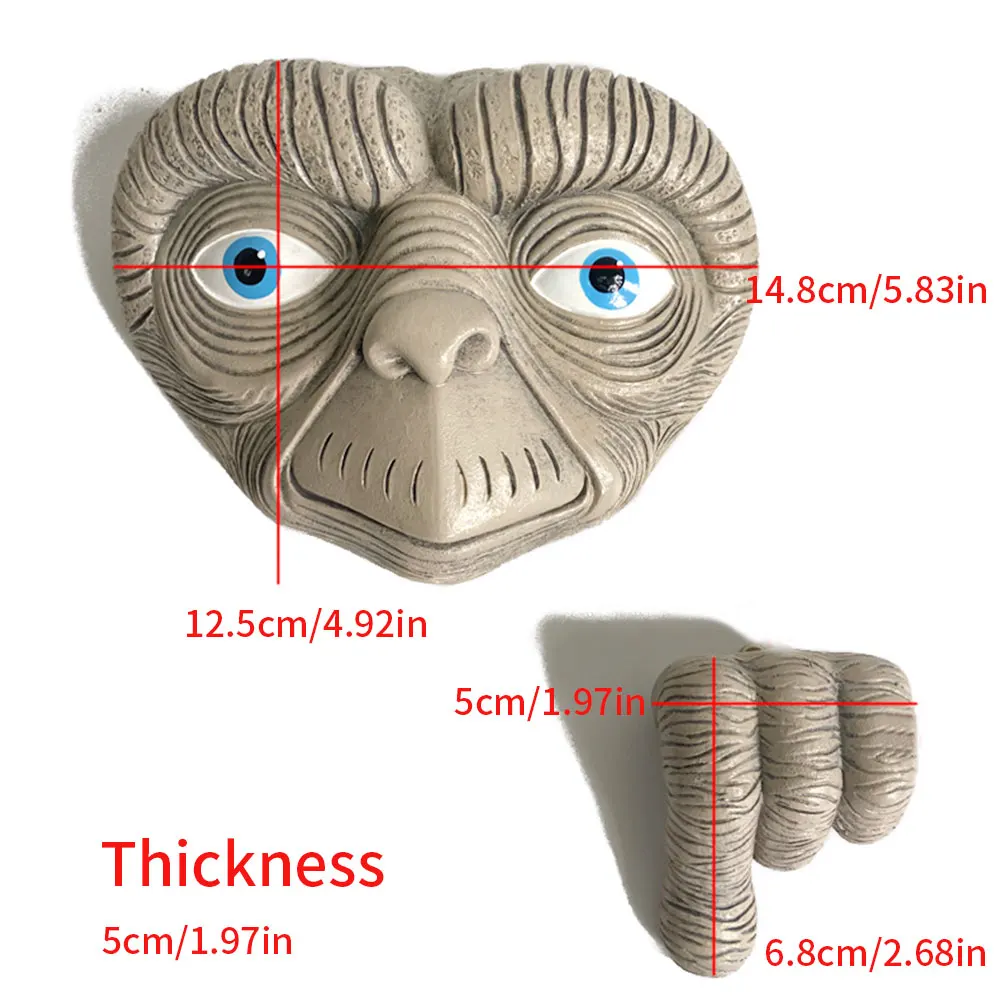 

Tree Face Garden Decorations Animal Figurines Ornaments Tree Sculpture Resin Statue Ornaments for Lawn Yard Art Home