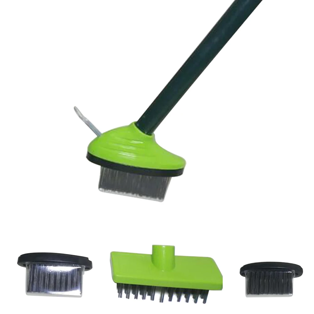 

3 In 1 Patio Multifunctional With Exchangable Heads Grass Trimmer Pathway Lawn Portable Handheld Weed Brush Set Gardening Tools