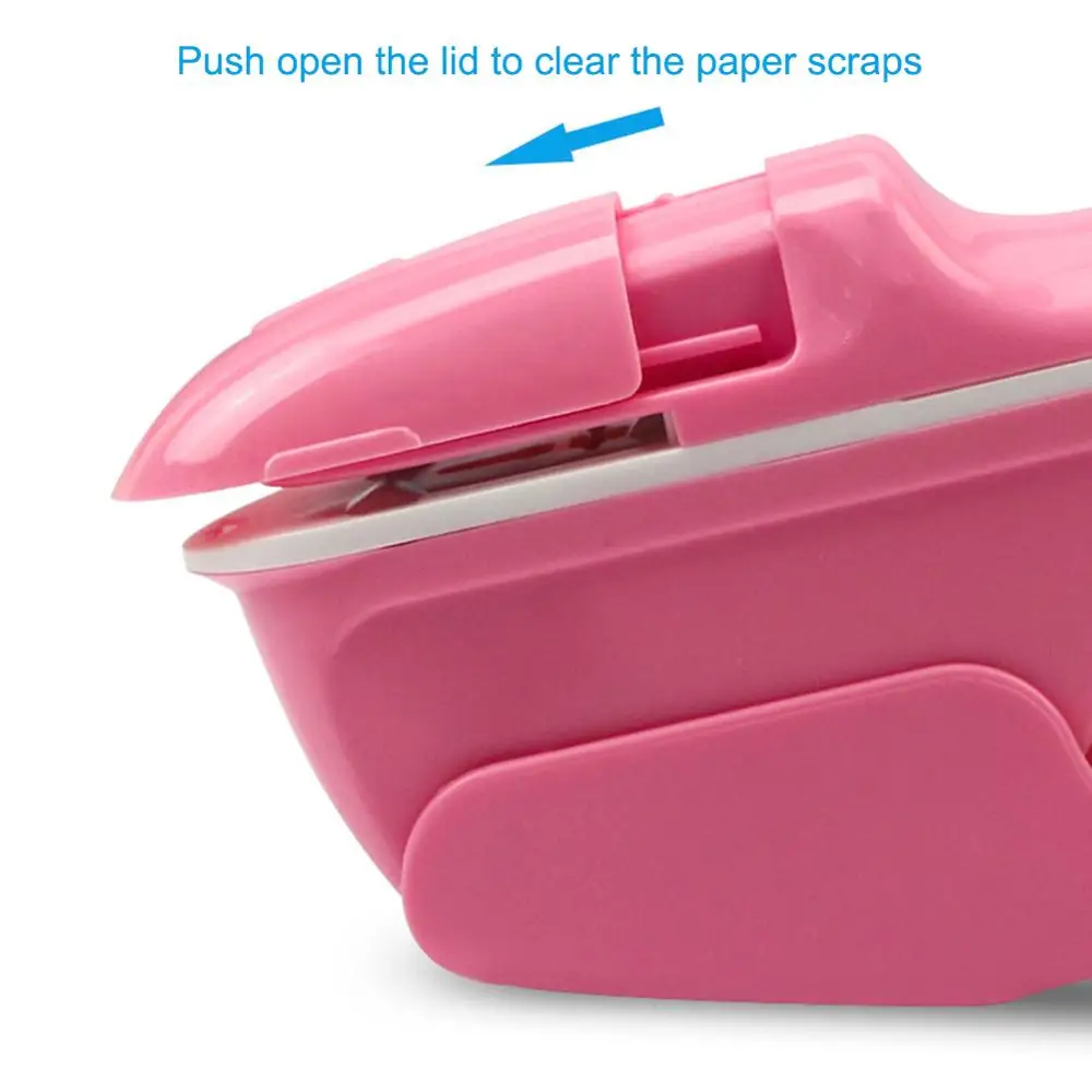 Ручной безопасный мини-степлер без скоб 7 листов для скрепления бумаги бизнеса