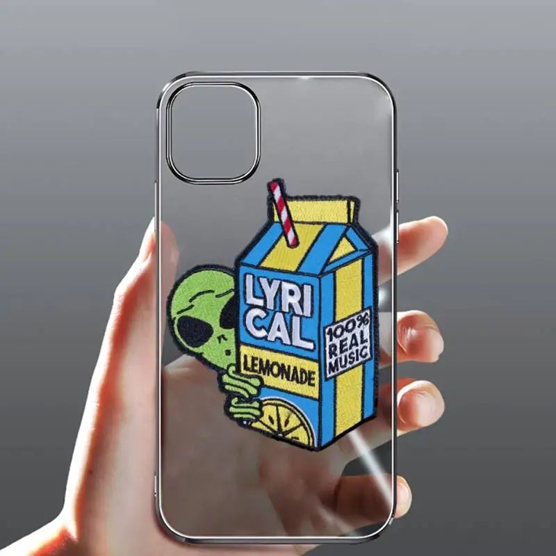 

Aliens Drink Lyrical Lemonade Phone Case Transparent for iPhone Samsung 11 12 6 7 8 9 30 Pro X Max XR Plus lite