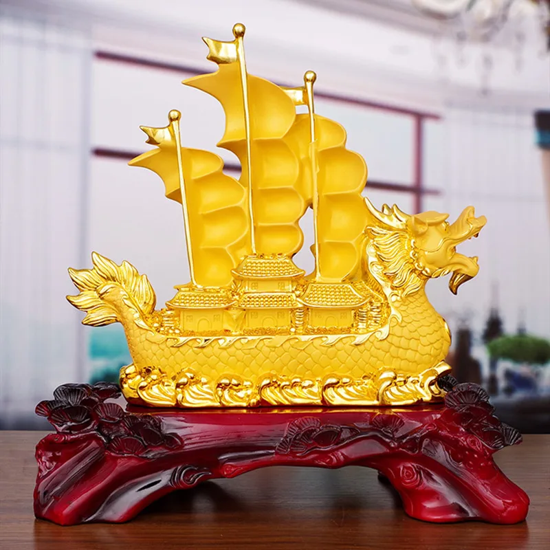 Креативная Скульптура Фэн-шуй из смолы украшения для дома гостиной винного шкафа