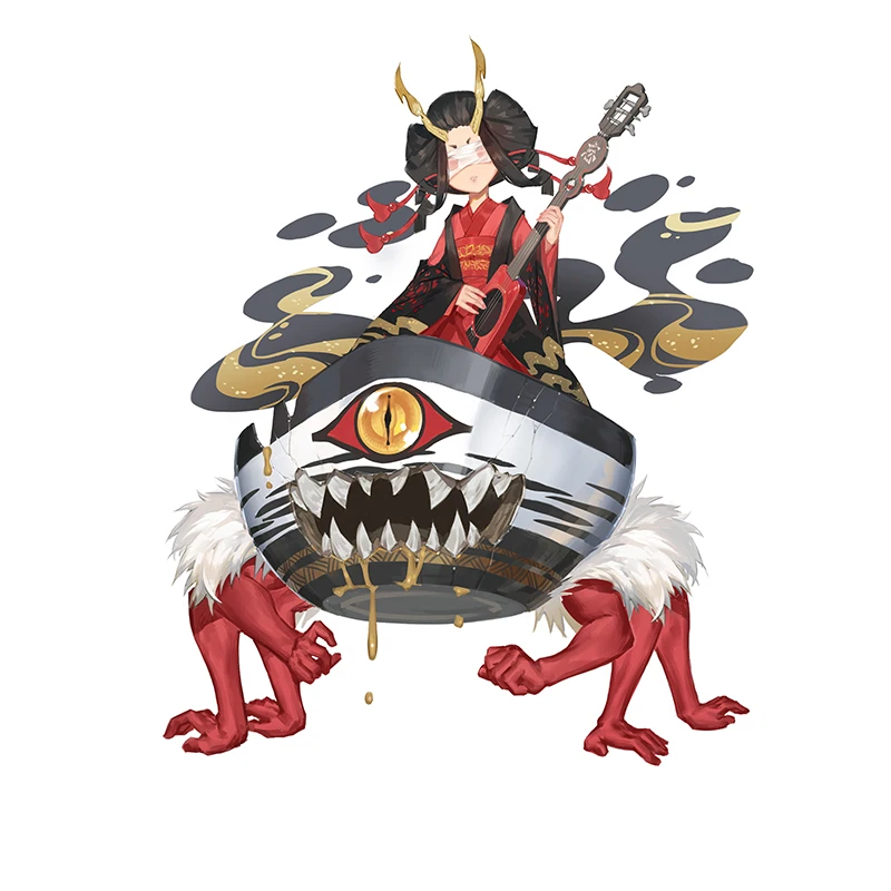 Лидер продаж аниме ONMYOUJI Shikigami Three Ratels CYX6 наклейка на стену автомобильный декор