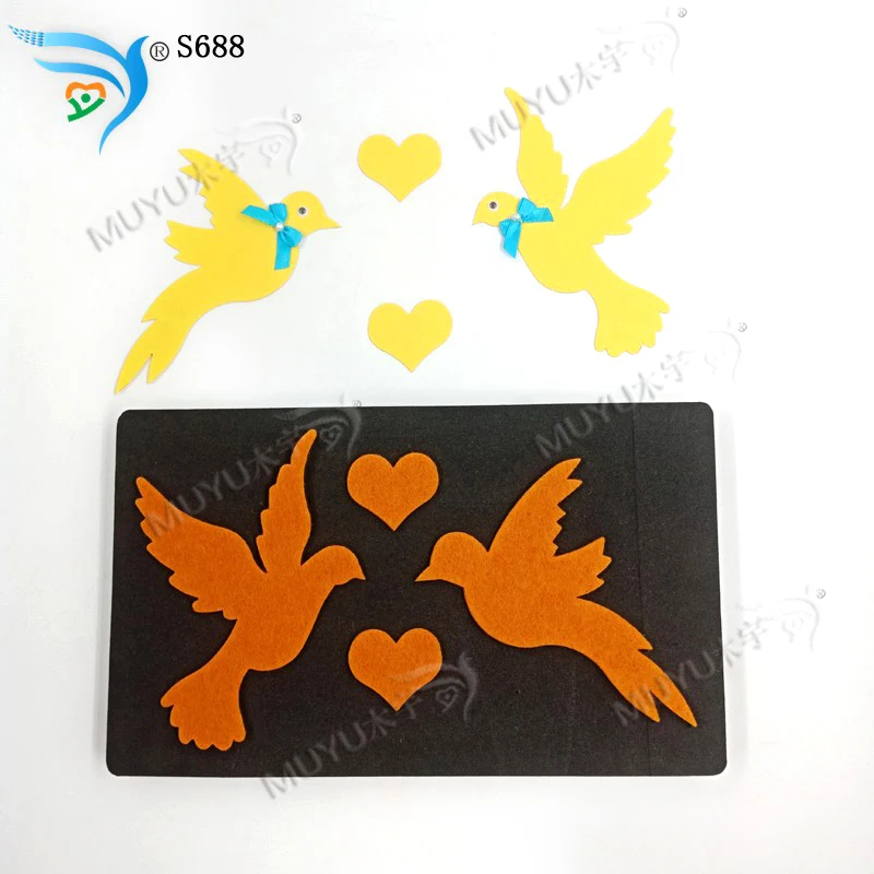 Летающая birdnew деревянная форма для скрапбукинга Thickness 15.8mmS688|Вырубные штампы| |