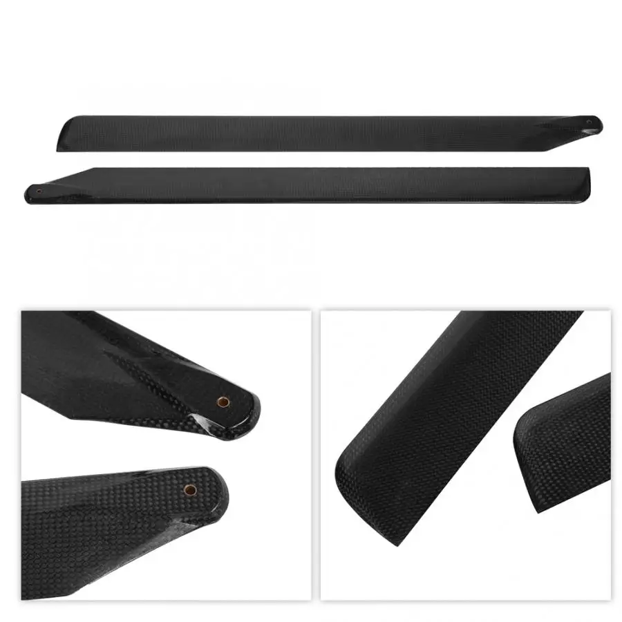 2 шт Высокое качество углеродное волокно основные Лопасти пропеллера RC Вертолет