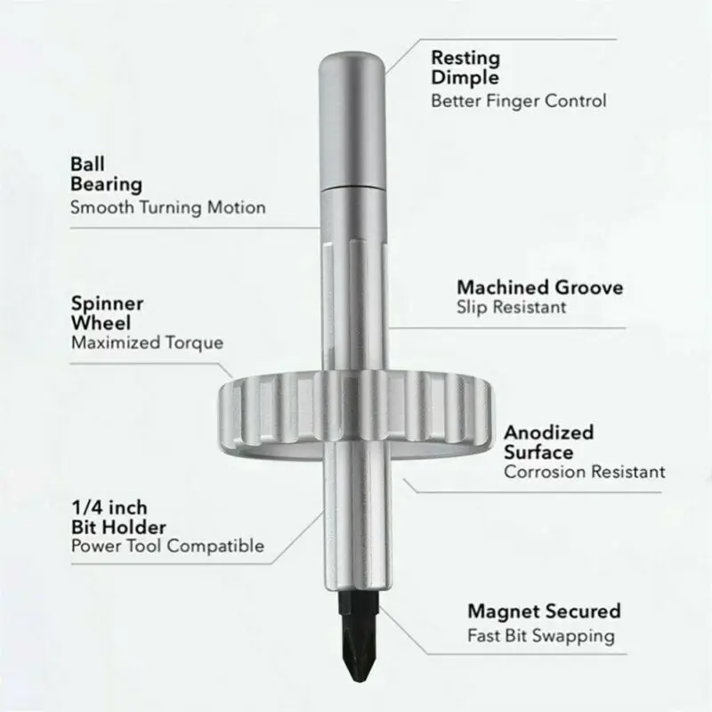 Новый универсальный Сталь комплект отверток для ремонта Спиннер диска