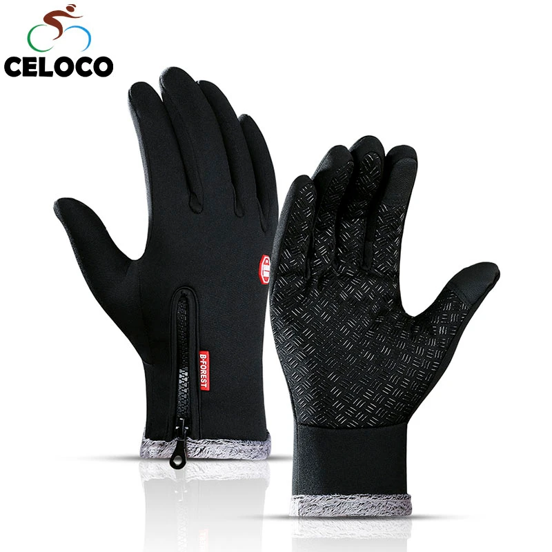Уличные спортивные зимние походные велосипедные перчатки для мужчин и женщин