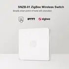 Умный беспроводной мини-переключатель SNZB-01 Zigbee, дистанционное подключение, одна кнопка управления, Домашняя безопасность, умный переключатель IFTTT для дома