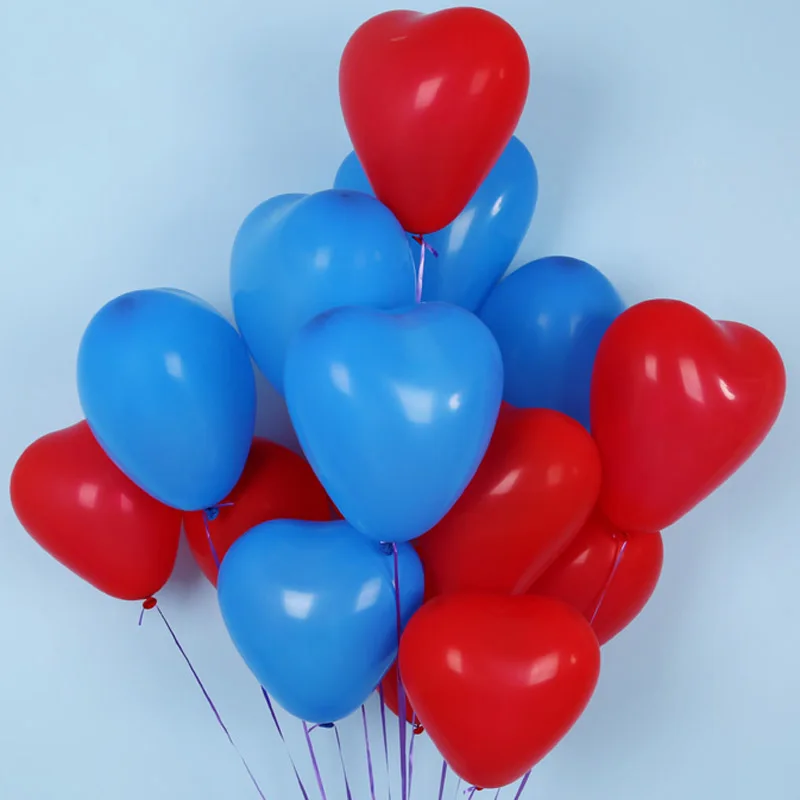 50 шт. красные и розовые воздушные шары 10 дюймов | Дом сад