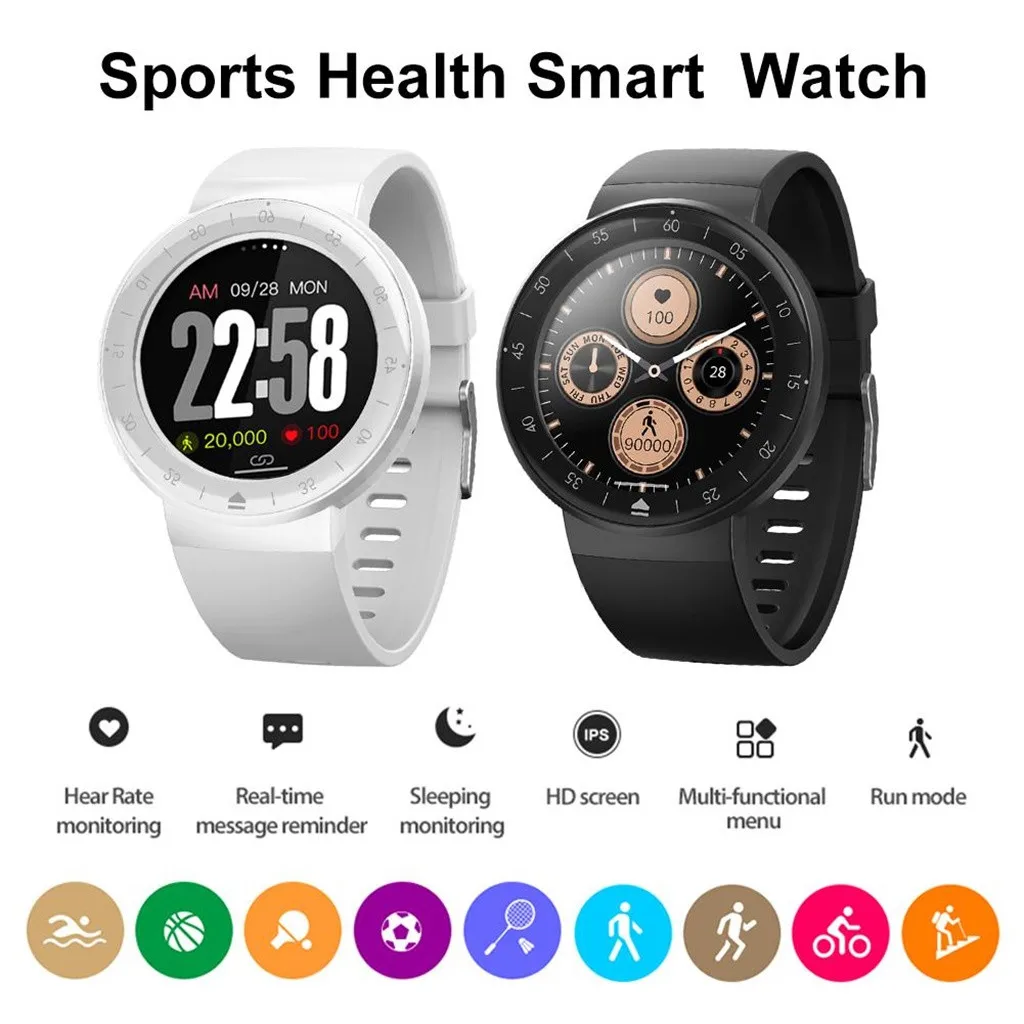 Смарт-часы V15 водонепроницаемые из закаленного стекла для занятий фитнесом