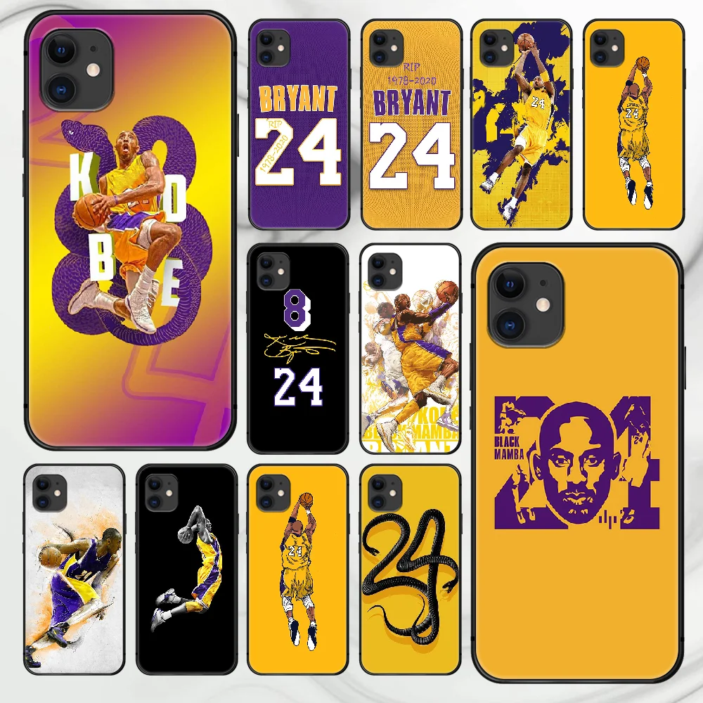 Чехол Kobe для телефона с баскетбольной звездой 24 чехол iphone 5 5s se 2020 6 6s 7 8 12 mini plus X XS XR