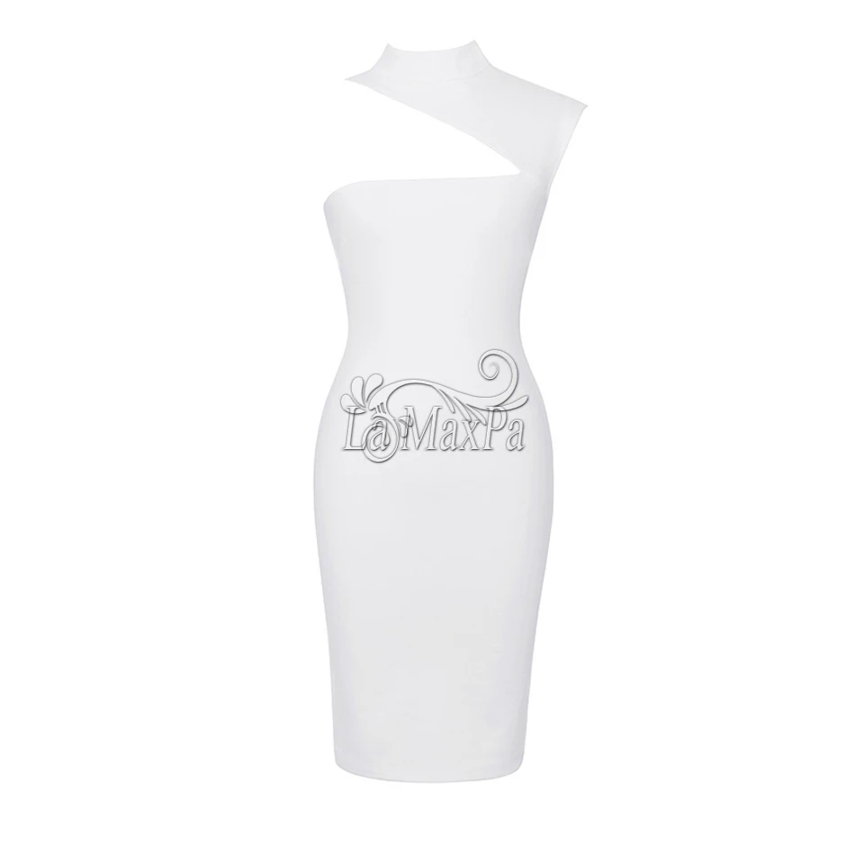 Новинка лета 2019 женское блестящее облегающее платье на одно плечо вечернее