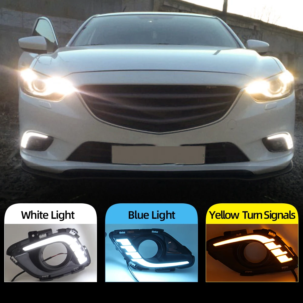CSCSNL 1 комплект для Mazda 6 Atenza 2013 2014 2015 с поворотным сигналом светодиодный дневные