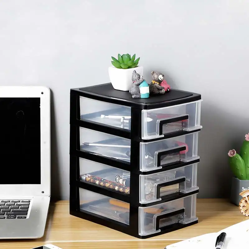 4-layer drawer desk storage box file debris rack cosmetic cabinet desktop |