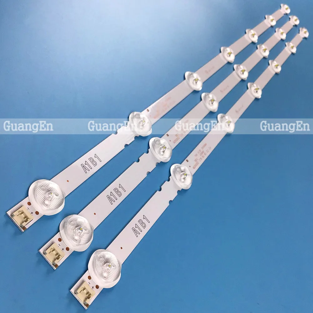 3 шт. светодиодный 7 полос 630 мм для LG 32 &quotROW2.1 REV 0 9 A1 B1 B2 Тип 6916L-1437A 6916L-1438A 6916L-1426A