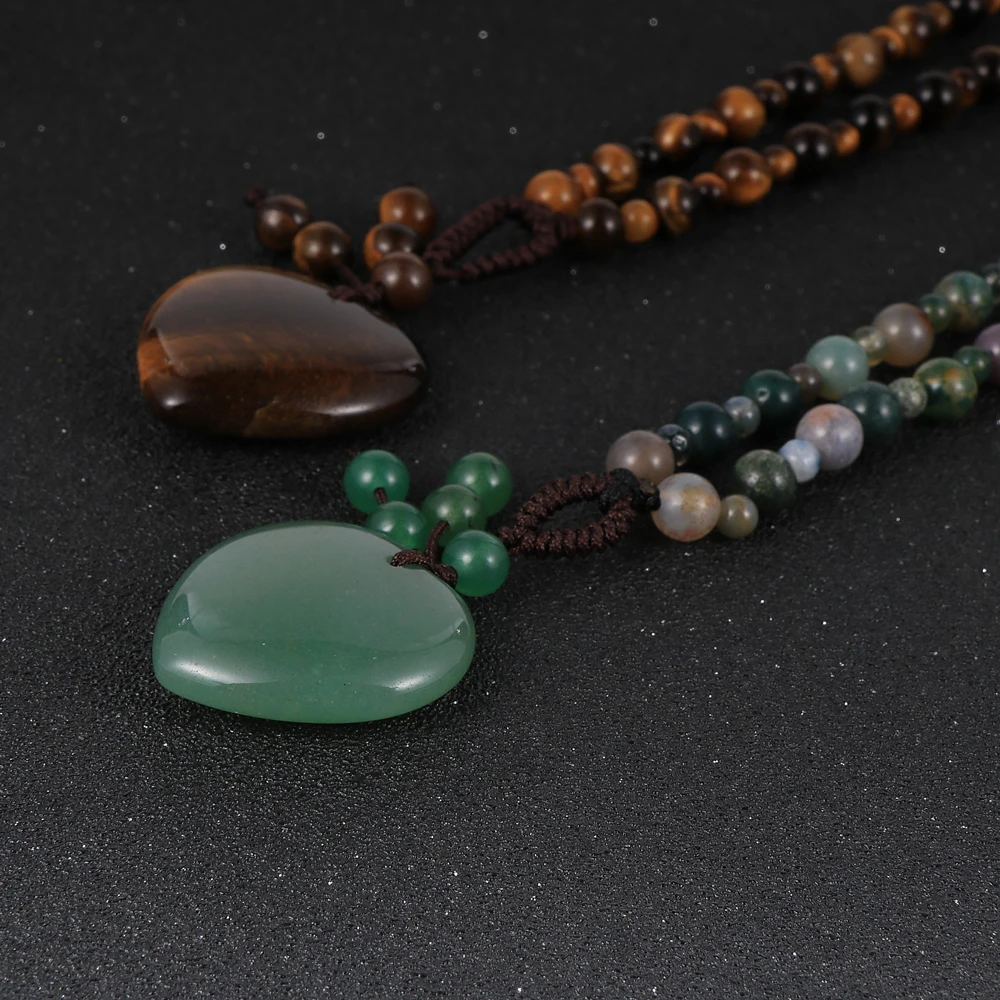 Женские индийские агаты из натурального камня с ониксом и тигровым глазом